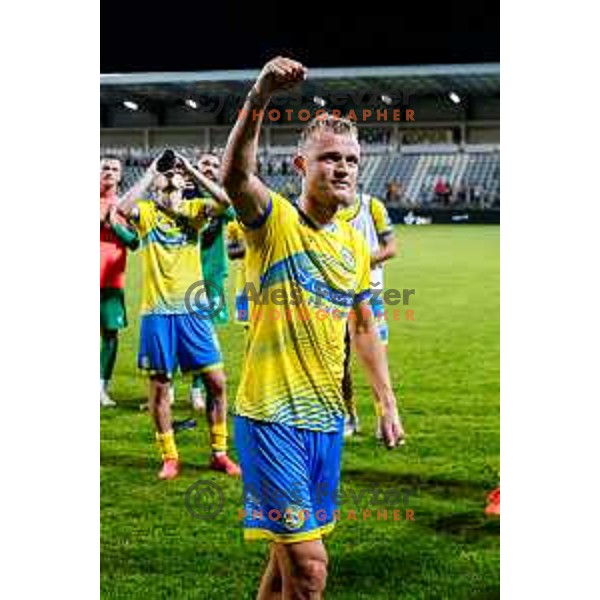 Nik Omladic in action during Prva liga Telemach 2025/2026 football match between Koper and Bravo at Bonifika Stadium in Koper, Slovenia on July 20, 2025
