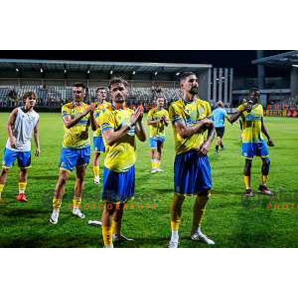 in action during Prva liga Telemach 2025/2026 football match between Koper and Bravo at Bonifika Stadium in Koper, Slovenia on July 20, 2025