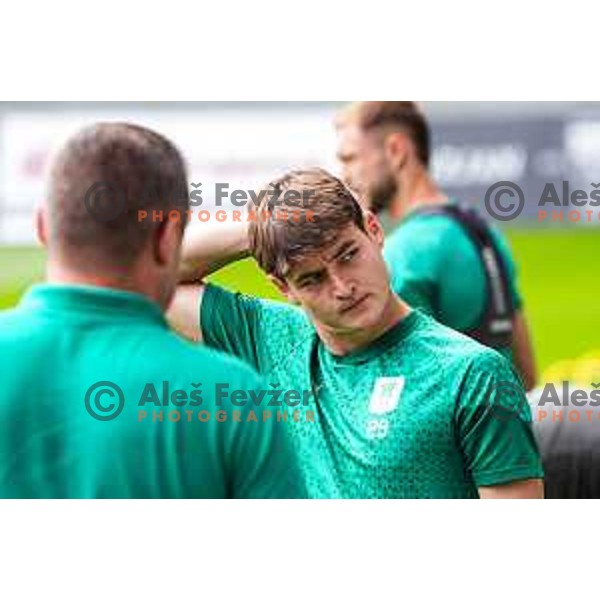 practice session of NK Olimpija before UEFA Conference League play-off in Ljubljana, Slovenia on July 22, 2025