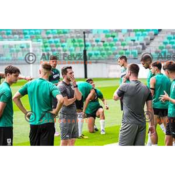practice session of NK Olimpija before UEFA Conference League play-off in Ljubljana, Slovenia on July 22, 2025