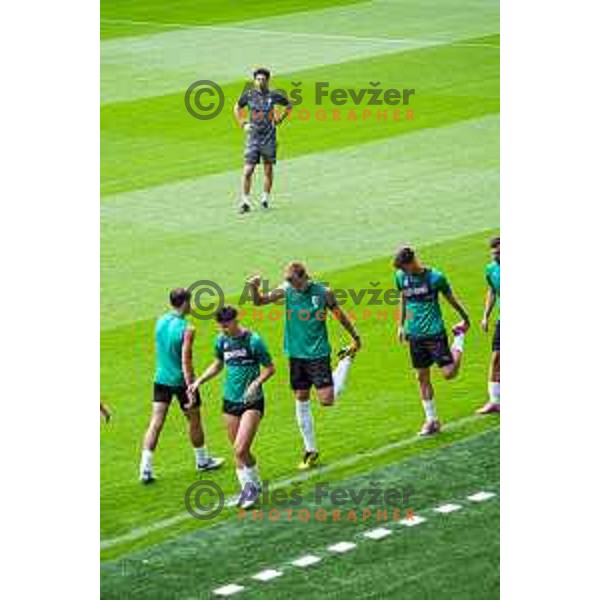 Jorge Simao, head coach of Olimpija during practice session of NK Olimpija before UEFA Conference League play-off in Ljubljana, Slovenia on July 22, 2025