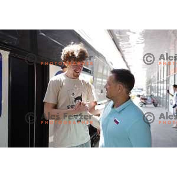 meeting of Slovenia Men\'s National basketball team before start of preparation for EuroBasket 2025 in Ljubljana, Slovenia on July 23, 2025