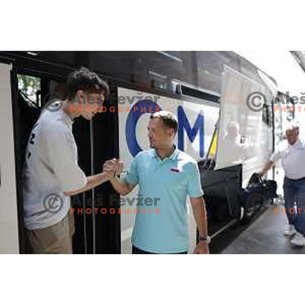 meeting of Slovenia Men\'s National basketball team before start of preparation for EuroBasket 2025 in Ljubljana, Slovenia on July 23, 2025