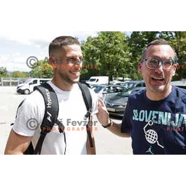 meeting of Slovenia Men\'s National basketball team before start of preparation for EuroBasket 2025 in Ljubljana, Slovenia on July 23, 2025