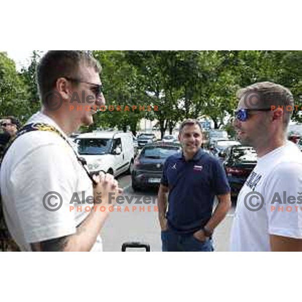meeting of Slovenia Men\'s National basketball team before start of preparation for EuroBasket 2025 in Ljubljana, Slovenia on July 23, 2025