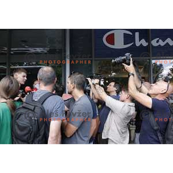 meeting of Slovenia Men\'s National basketball team before start of preparation for EuroBasket 2025 in Ljubljana, Slovenia on July 23, 2025