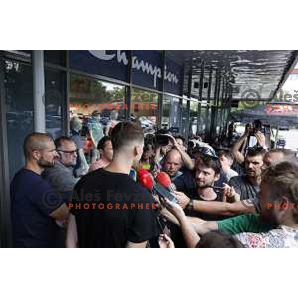 meeting of Slovenia Men\'s National basketball team before start of preparation for EuroBasket 2025 in Ljubljana, Slovenia on July 23, 2025
