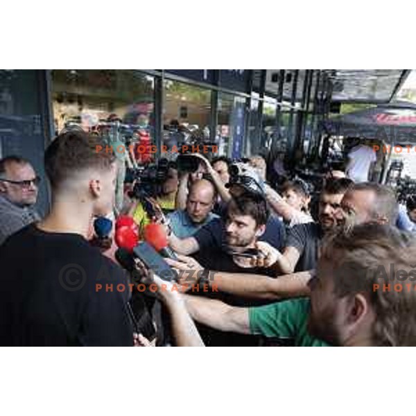 meeting of Slovenia Men\'s National basketball team before start of preparation for EuroBasket 2025 in Ljubljana, Slovenia on July 23, 2025