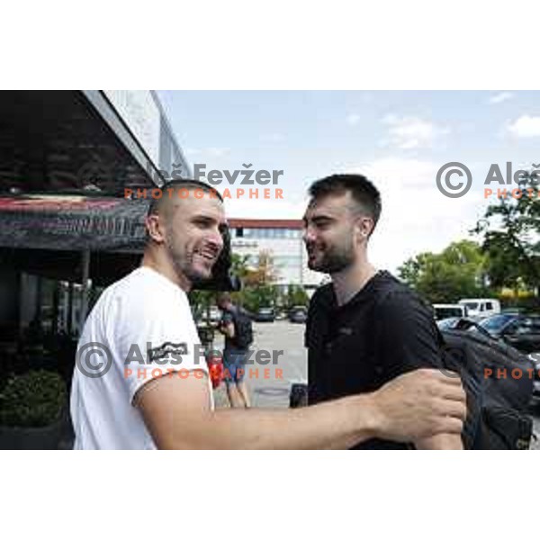 meeting of Slovenia Men\'s National basketball team before start of preparation for EuroBasket 2025 in Ljubljana, Slovenia on July 23, 2025