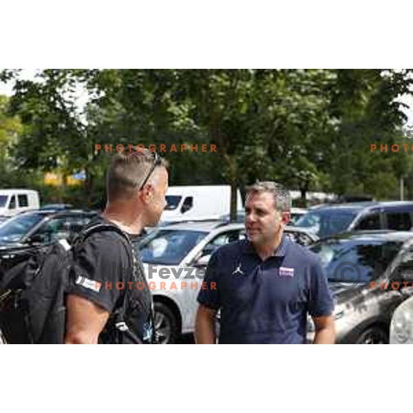 meeting of Slovenia Men\'s National basketball team before start of preparation for EuroBasket 2025 in Ljubljana, Slovenia on July 23, 2025