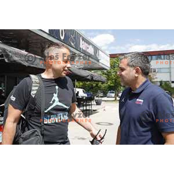 meeting of Slovenia Men\'s National basketball team before start of preparation for EuroBasket 2025 in Ljubljana, Slovenia on July 23, 2025