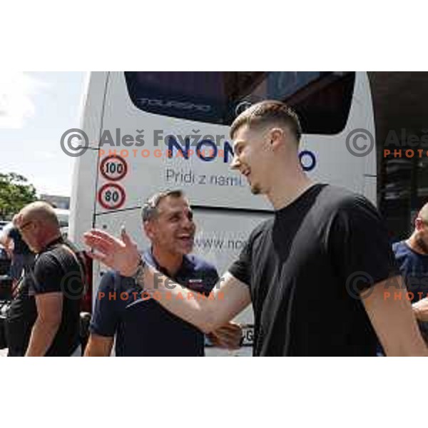meeting of Slovenia Men\'s National basketball team before start of preparation for EuroBasket 2025 in Ljubljana, Slovenia on July 23, 2025