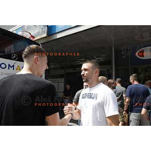 meeting of Slovenia Men\'s National basketball team before start of preparation for EuroBasket 2025 in Ljubljana, Slovenia on July 23, 2025