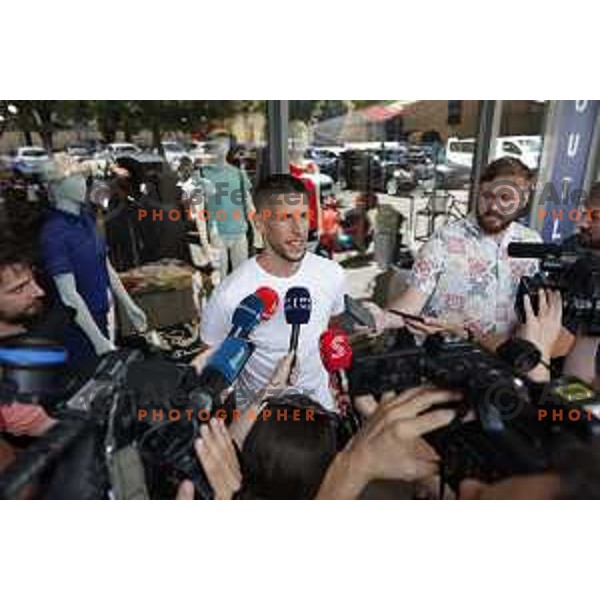 meeting of Slovenia Men\'s National basketball team before start of preparation for EuroBasket 2025 in Ljubljana, Slovenia on July 23, 2025