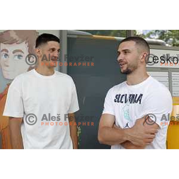 meeting of Slovenia Men\'s National basketball team before start of preparation for EuroBasket 2025 in Ljubljana, Slovenia on July 23, 2025