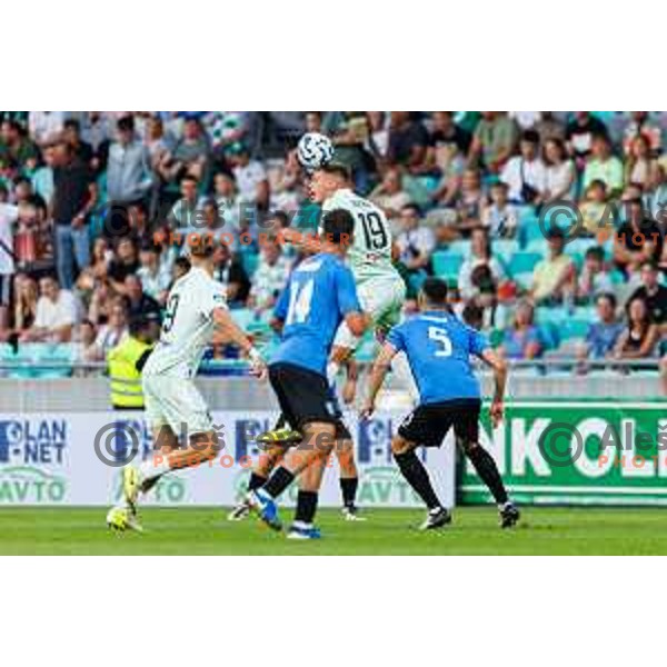 Ivan Durdov of NK Olimpija Ljubljana during UEFA Conference League 2025/2026 second qualifying round match between Olimpija Ljubljana and Inter Escaldes in SRC Stozice, Ljubljana, Slovenia on July 23, 2025. Photo Grega Valancic