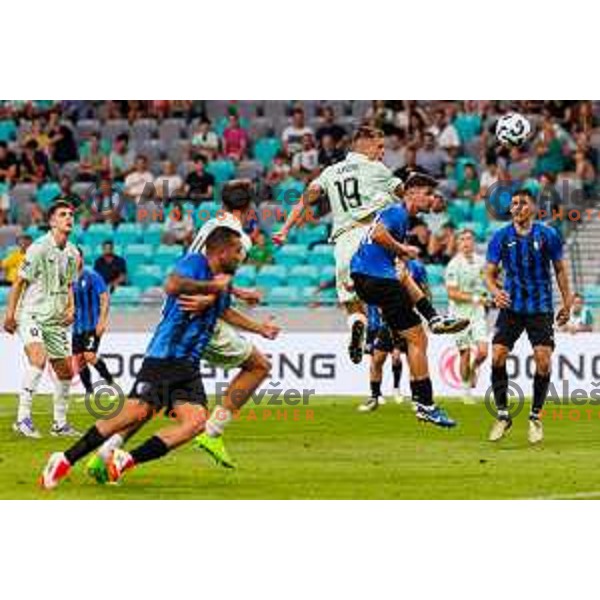 Ivan Durdov of NK Olimpija Ljubljana during UEFA Conference League 2025/2026 second qualifying round match between Olimpija Ljubljana and Inter Escaldes in SRC Stozice, Ljubljana, Slovenia on July 23, 2025. Photo Grega Valancic