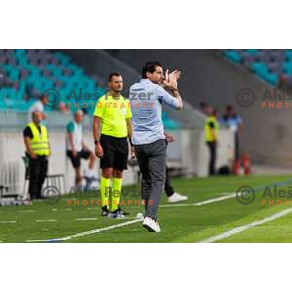 Jorge Simao head coach of NK Olimpija Ljubljana during UEFA Conference League 2025/2026 second qualifying round match between Olimpija Ljubljana and Inter Escaldes in SRC Stozice, Ljubljana, Slovenia on July 23, 2025. Photo Grega Valancic