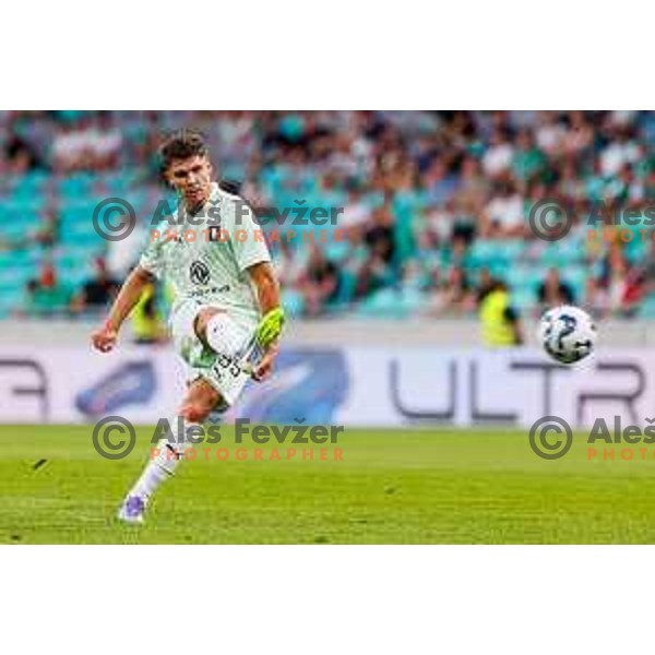 Antonio Marin of NK Olimpija Ljubljana during UEFA Conference League 2025/2026 second qualifying round match between Olimpija Ljubljana and Inter Escaldes in SRC Stozice, Ljubljana, Slovenia on July 23, 2025. Photo Grega Valancic