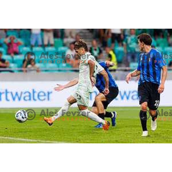 Diogo Costa Pinto of NK Olimpija Ljubljana during UEFA Conference League 2025/2026 second qualifying round match between Olimpija Ljubljana and Inter Escaldes in SRC Stozice, Ljubljana, Slovenia on July 23, 2025. Photo Grega Valancic