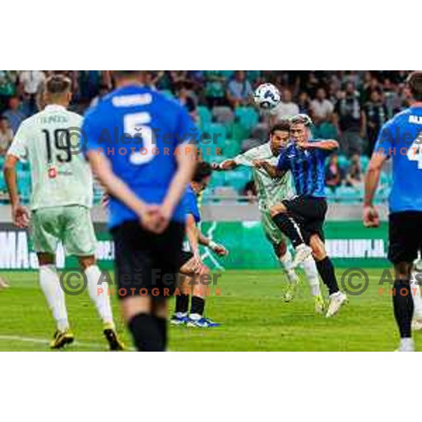 Diogo Miguel Guedes De Almeida of NK Olimpija Ljubljana during UEFA Conference League 2025/2026 second qualifying round match between Olimpija Ljubljana and Inter Escaldes in SRC Stozice, Ljubljana, Slovenia on July 23, 2025. Photo Grega Valancic