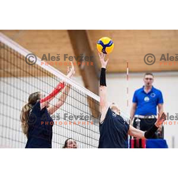 in action during Women\'s friendly volleyball match between Slovenia and Croatia in Center Dras, Maribor, Slovenia on July 24, 2025 Photo:Jure Banfi