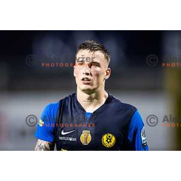 Franko Kovacevic in action during UEFA Europa League 2025/26 qualifier football match between NK Celje (SLO) and AEK Larnaca FC (CYP) in Stadion z’dezele, Celje, Slovenia on July 24, 2025. Photo: Jure Banfi