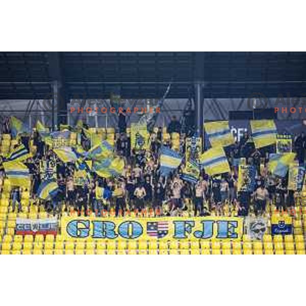 NK Celje supporters Celjski grofje during UEFA Europa League 2025/26 qualifier football match between NK Celje (SLO) and AEK Larnaca FC (CYP) in Stadion z’dezele, Celje, Slovenia on July 24, 2025. Photo: Jure Banfi