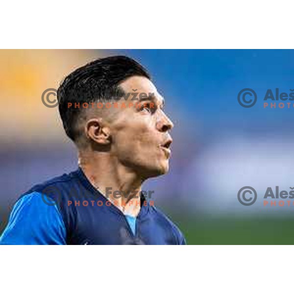 Juanjo Nieto in action during UEFA Europa League 2025/26 qualifier football match between NK Celje (SLO) and AEK Larnaca FC (CYP) in Stadion z’dezele, Celje, Slovenia on July 24, 2025. Photo: Jure Banfi