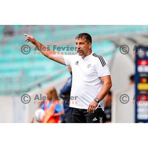 in action during Prva liga Telemach 2025/2026 football match between Bravo and Mura in Ljubljana, Slovenia on July 26, 2025