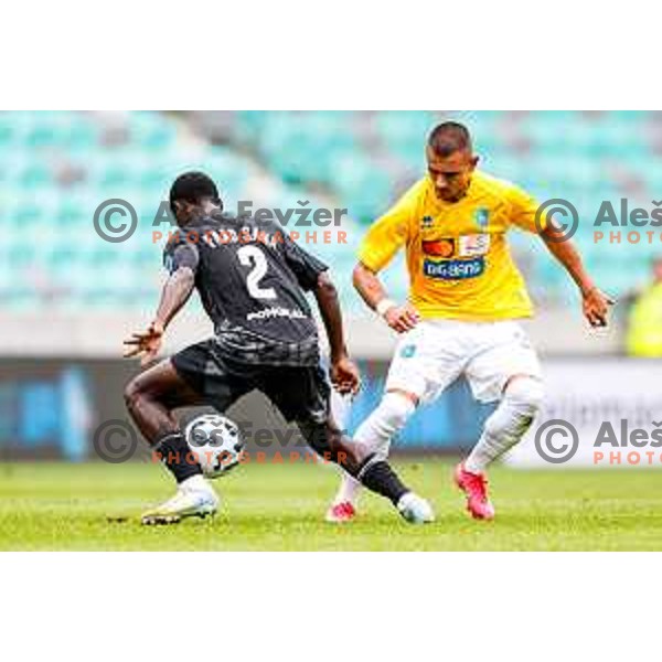 Jakoslav Stankovic of Bravo in action during Prva liga Telemach 2025/2026 football match between Bravo and Mura in Ljubljana, Slovenia on July 26, 2025