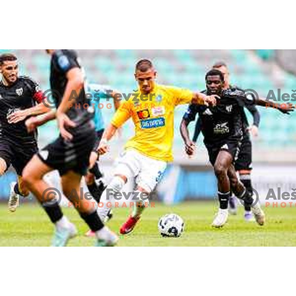 Jakoslav Stankovic of Bravo in action during Prva liga Telemach 2025/2026 football match between Bravo and Mura in Ljubljana, Slovenia on July 26, 2025