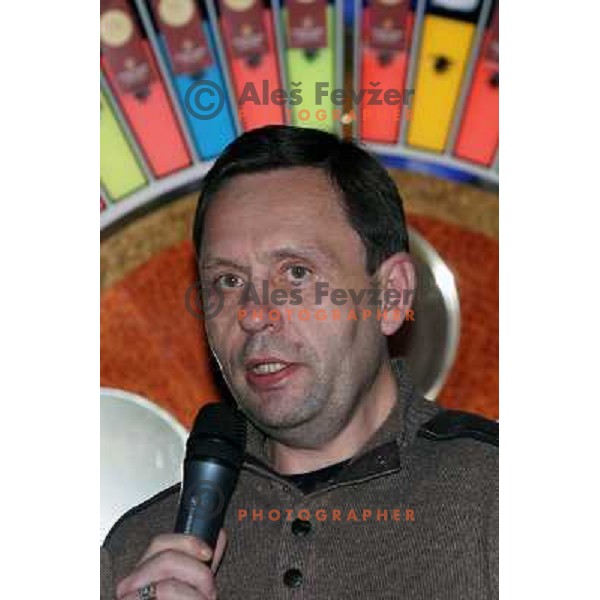 Sergei Makarov, player and coach of Russian ice-hockey team Gazprom Export in Casino Ljubljana, Slovenia 23.10.2008 