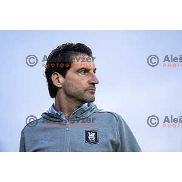 Jorge Simao, head coach of NK Olimpija during Prva liga Telemach football match between NK Aluminij and NK Olimpija in Sportni park Aluminij, Kidricevo, Slovenia on July 26, 2025. Photo: Jure Banfi