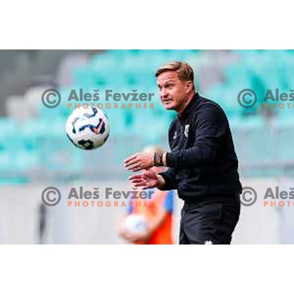 Ales Arnol, head coach of Bravo during Prva liga Telemach 2025/2026 football match between Bravo and Mura in Ljubljana, Slovenia on July 26, 2025