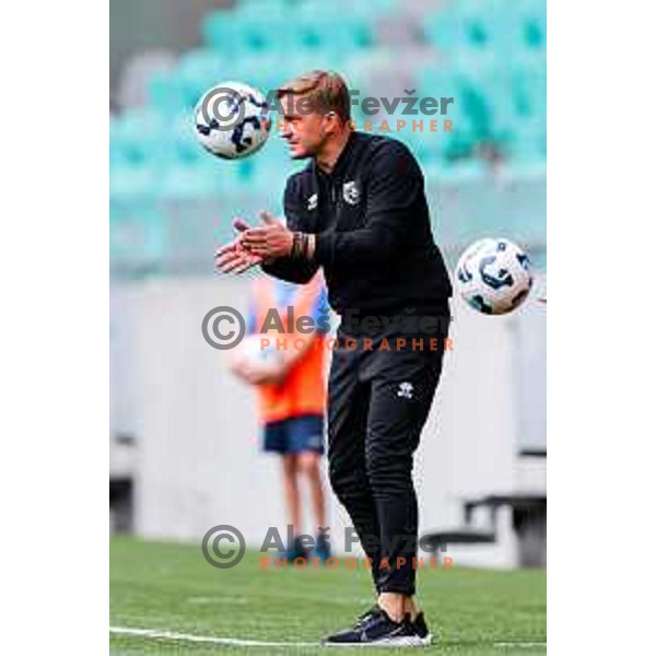Ales Arnol, head coach of Bravo during Prva liga Telemach 2025/2026 football match between Bravo and Mura in Ljubljana, Slovenia on July 26, 2025