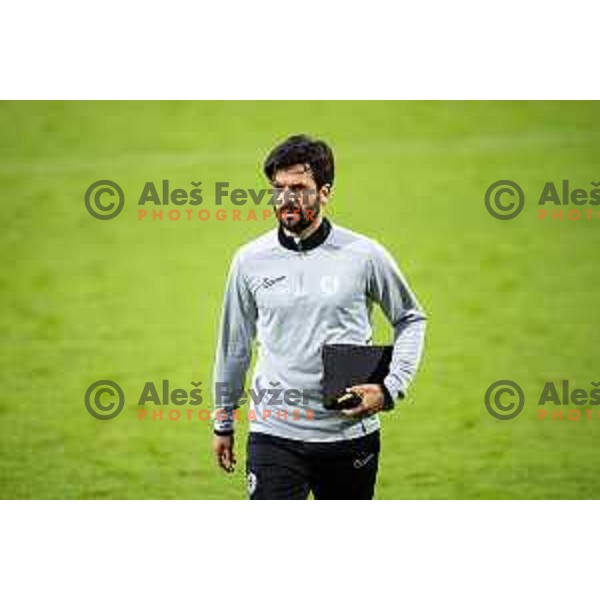 Lorenzo Dolcetti, assistant head coach of NK Celje during Prva liga Telemach football match between NK Celje and NK Kalcer Radomlje in Stadion z’dezele, Celje, Slovenia on July 27, 2025. Photo: Jure Banfi