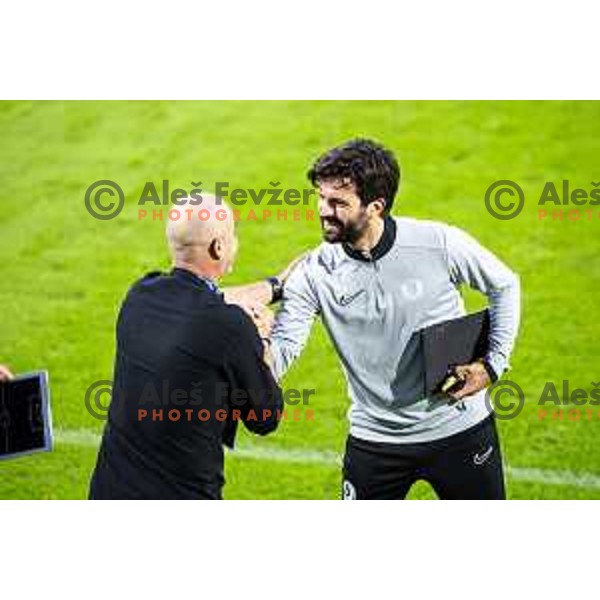 Lorenzo Dolcetti, assistant head coach of NK Celje during Prva liga Telemach football match between NK Celje and NK Kalcer Radomlje in Stadion z’dezele, Celje, Slovenia on July 27, 2025. Photo: Jure Banfi
