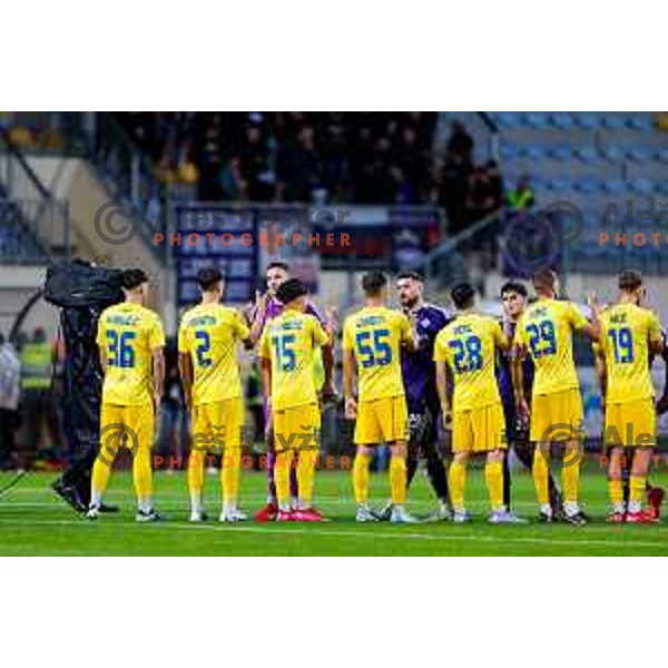 in action during Prva liga Telemach 2025/2026 football match between Dozmale and Maribor in Domzale, Slovenia on July 27, 2025