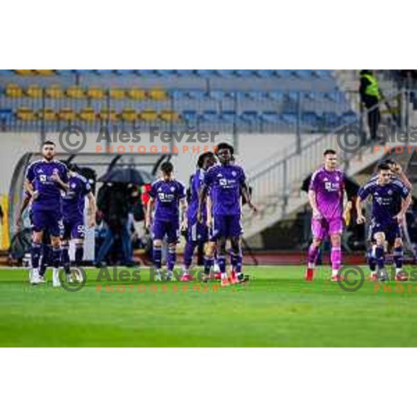 in action during Prva liga Telemach 2025/2026 football match between Dozmale and Maribor in Domzale, Slovenia on July 27, 2025