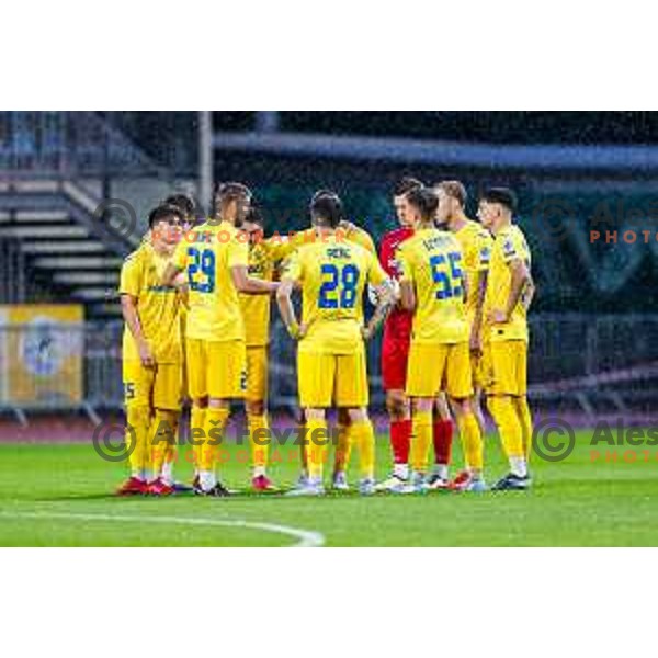 in action during Prva liga Telemach 2025/2026 football match between Dozmale and Maribor in Domzale, Slovenia on July 27, 2025