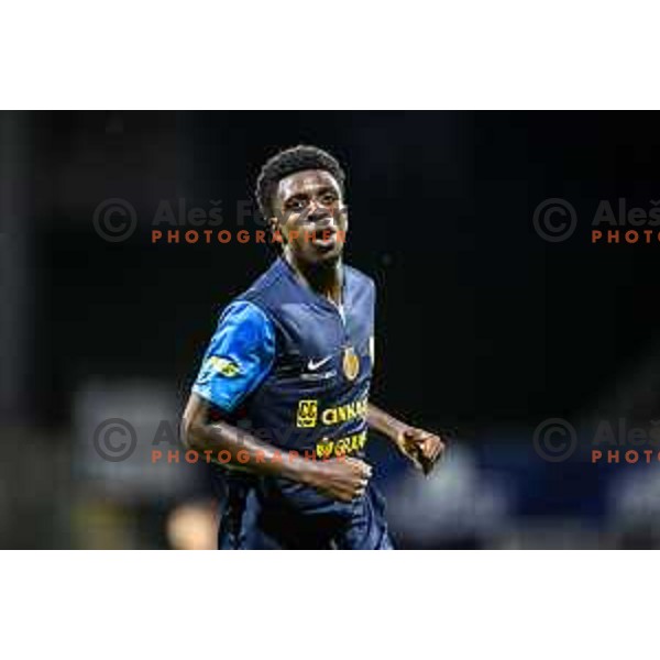 Anomnachi Chinasa Chidi celebrates goal during Prva liga Telemach football match between NK Celje and NK Kalcer Radomlje in Stadion z’dezele, Celje, Slovenia on July 27, 2025. Photo: Jure Banfi