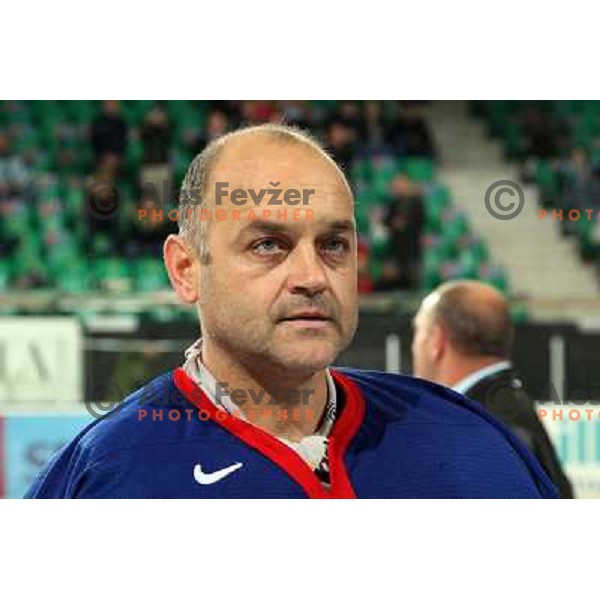 Zvone Bolta at friendly ice-hockey game Slovenia Oldies - Gazprom Export (Russia), played in Hala Tivoli, Ljubljana, Slovenia 24.10.2008. Gazprom Export won 6:3 