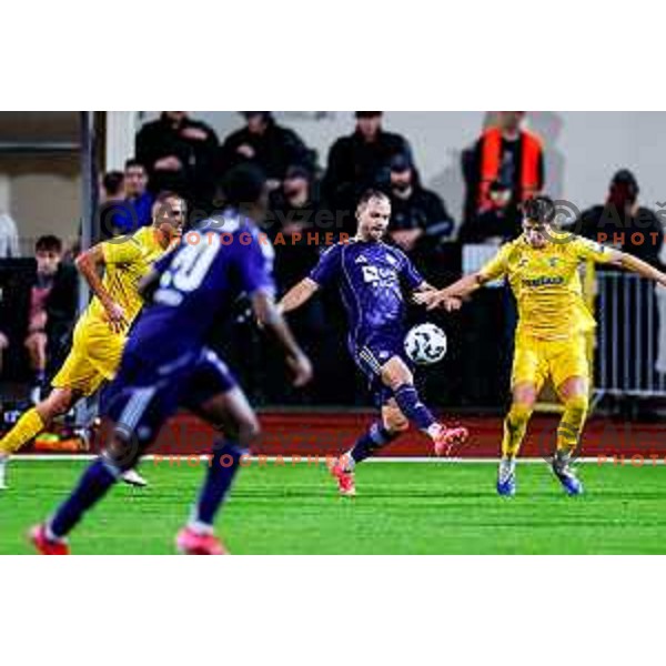in action during Prva liga Telemach 2025/2026 football match between Dozmale and Maribor in Domzale, Slovenia on July 27, 2025