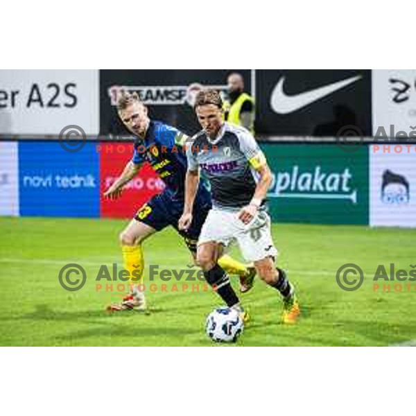 in action during Prva liga Telemach football match between NK Celje and NK Kalcer Radomlje in Stadion z’dezele, Celje, Slovenia on July 27, 2025. Photo: Jure Banfi