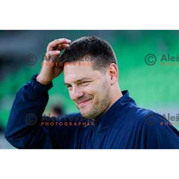 Danijel Radosavljevic during practice session of Slovenia Men’s Basketball team in Arena Stozice, Ljubljana, Slovenia on July 28, 2025