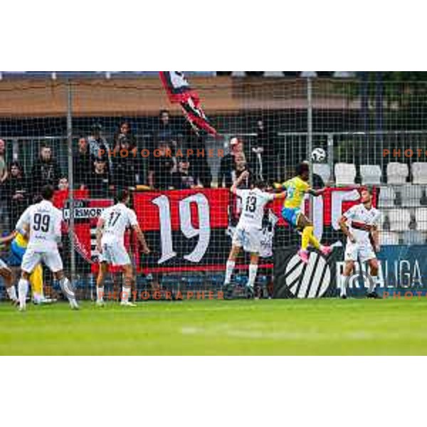 in action during Prva liga Telemach 2025/2026 football match between Koper and Primorje at Bonifika Stadium in Koper, Slovenia on July 28, 2025