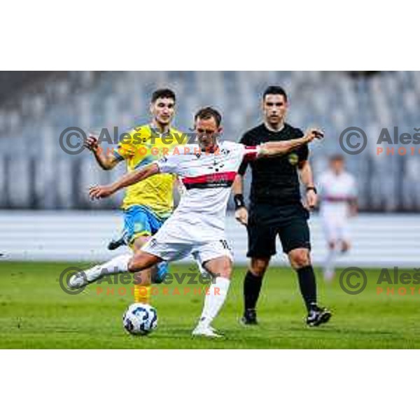 in action during Prva liga Telemach 2025/2026 football match between Koper and Primorje at Bonifika Stadium in Koper, Slovenia on July 28, 2025
