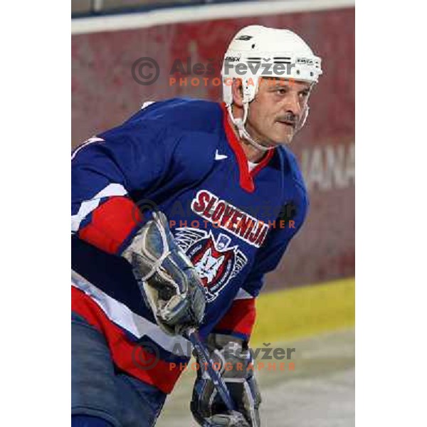 Zvone Suvak at friendly ice-hockey game Slovenia Oldies - Gazprom Export (Russia), played in Hala Tivoli, Ljubljana, Slovenia 24.10.2008. Gazprom Export won 6:3 