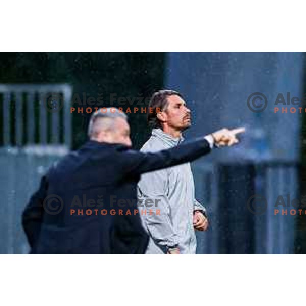 in action during Prva liga Telemach 2025/2026 football match between Koper and Primorje at Bonifika Stadium in Koper, Slovenia on July 28, 2025